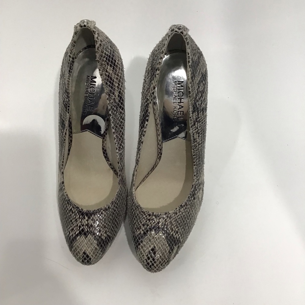 MICHAEL Michael Kors | Snakeskin Platform Pumps~8 - Picture 2 of 7